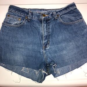 VINTAGE LL Bean cut off shorts